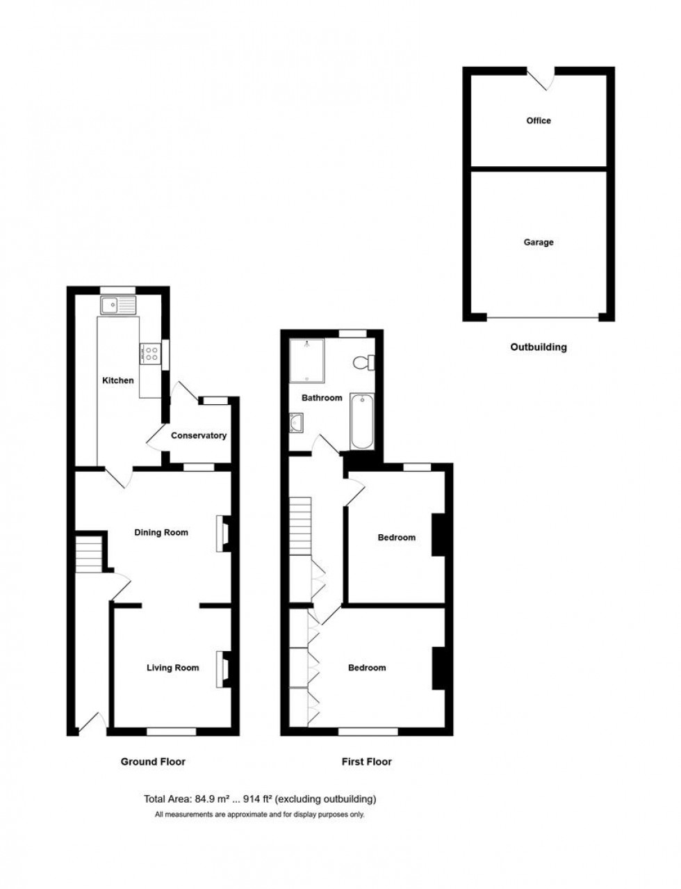 Floorplan for Lansdown View, Timsbury, Bath