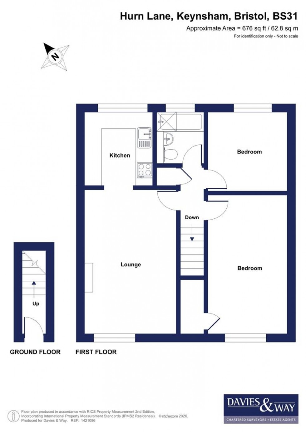 Floorplan for Hurn Lane, Keynsham, Bristol
