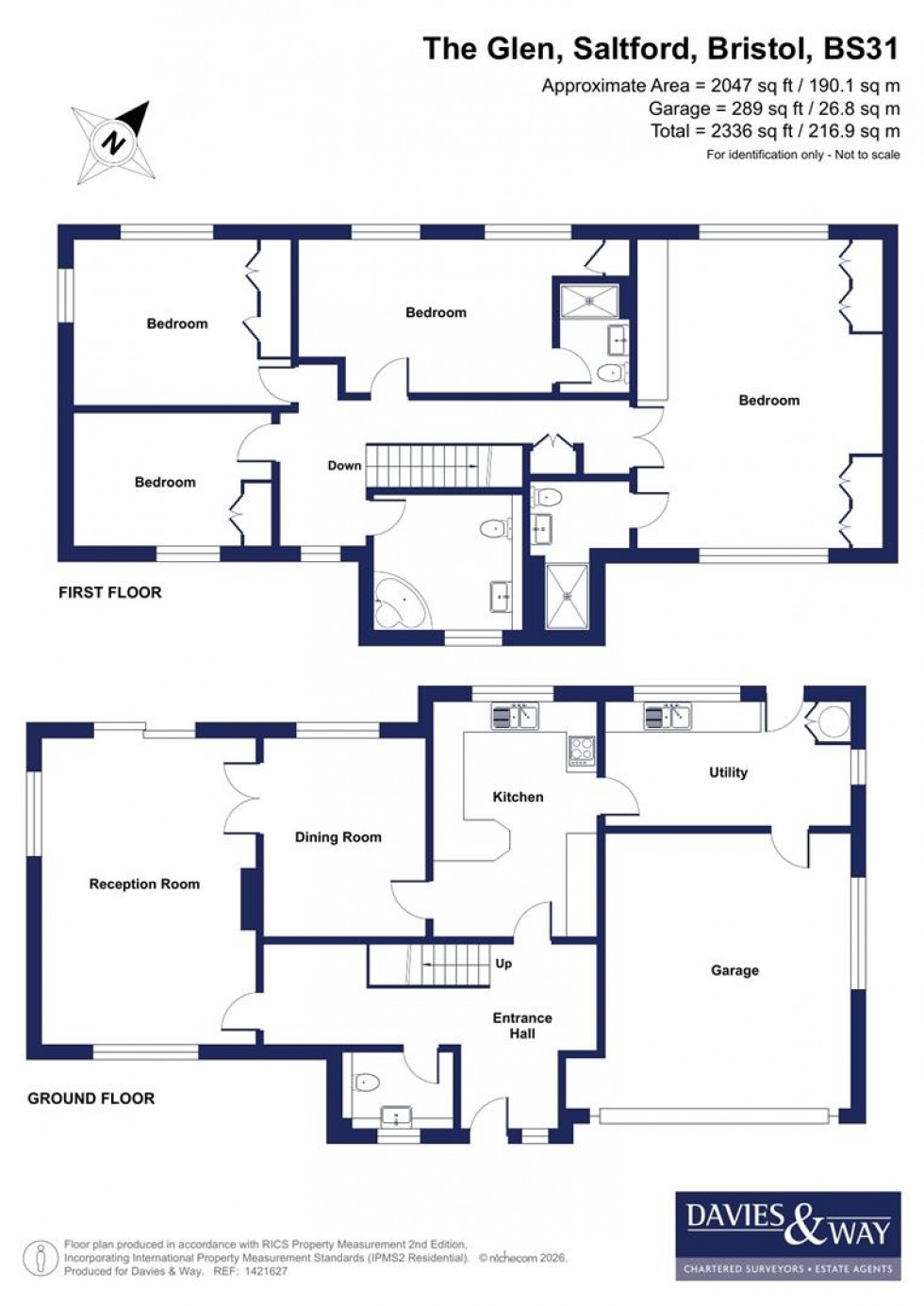 Floorplan for The Glen, Saltford, Bristol