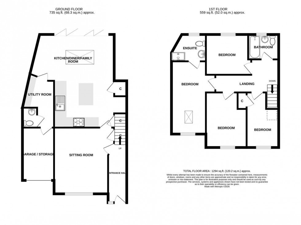 Floorplan for Ashcombe Crescent, Bristol