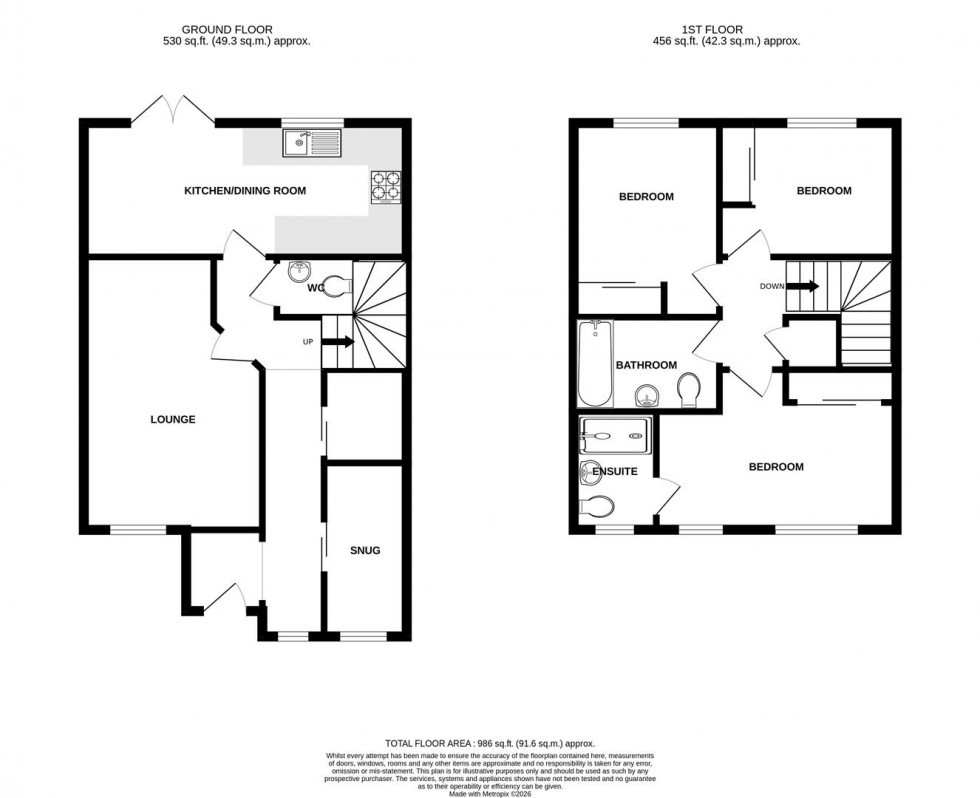 Floorplan for Hestia Close, Keynsham, Bristol