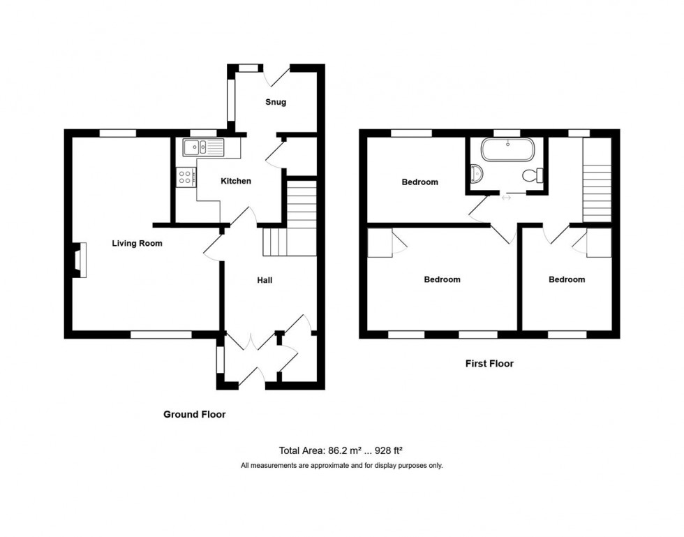 Floorplan for Monksdale Road, Bath