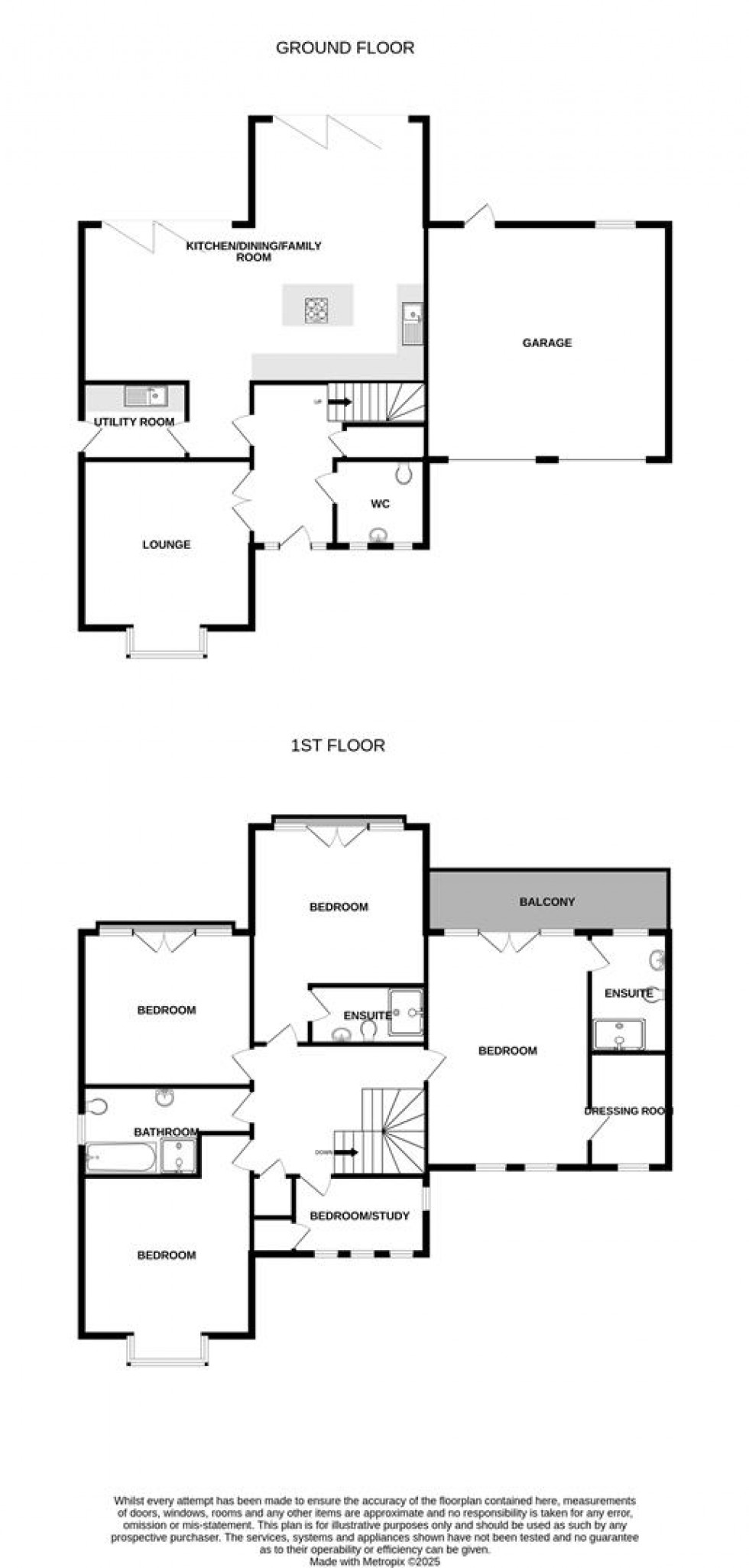 Floorplan for Arcadius Way, Keynsham, Bristol