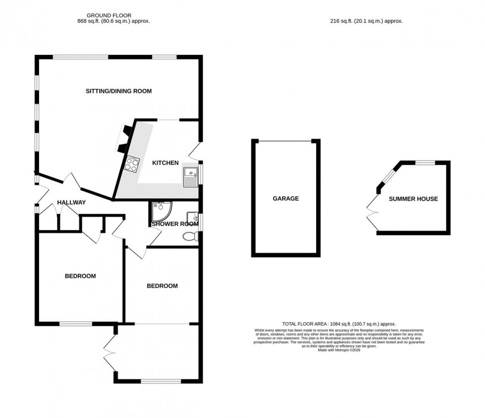 Floorplan for St. Anthonys Drive, Wick, Bristol
