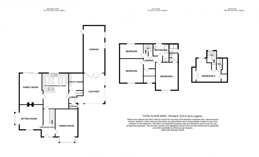 Floorplan for Bath Road, Saltford, Bristol