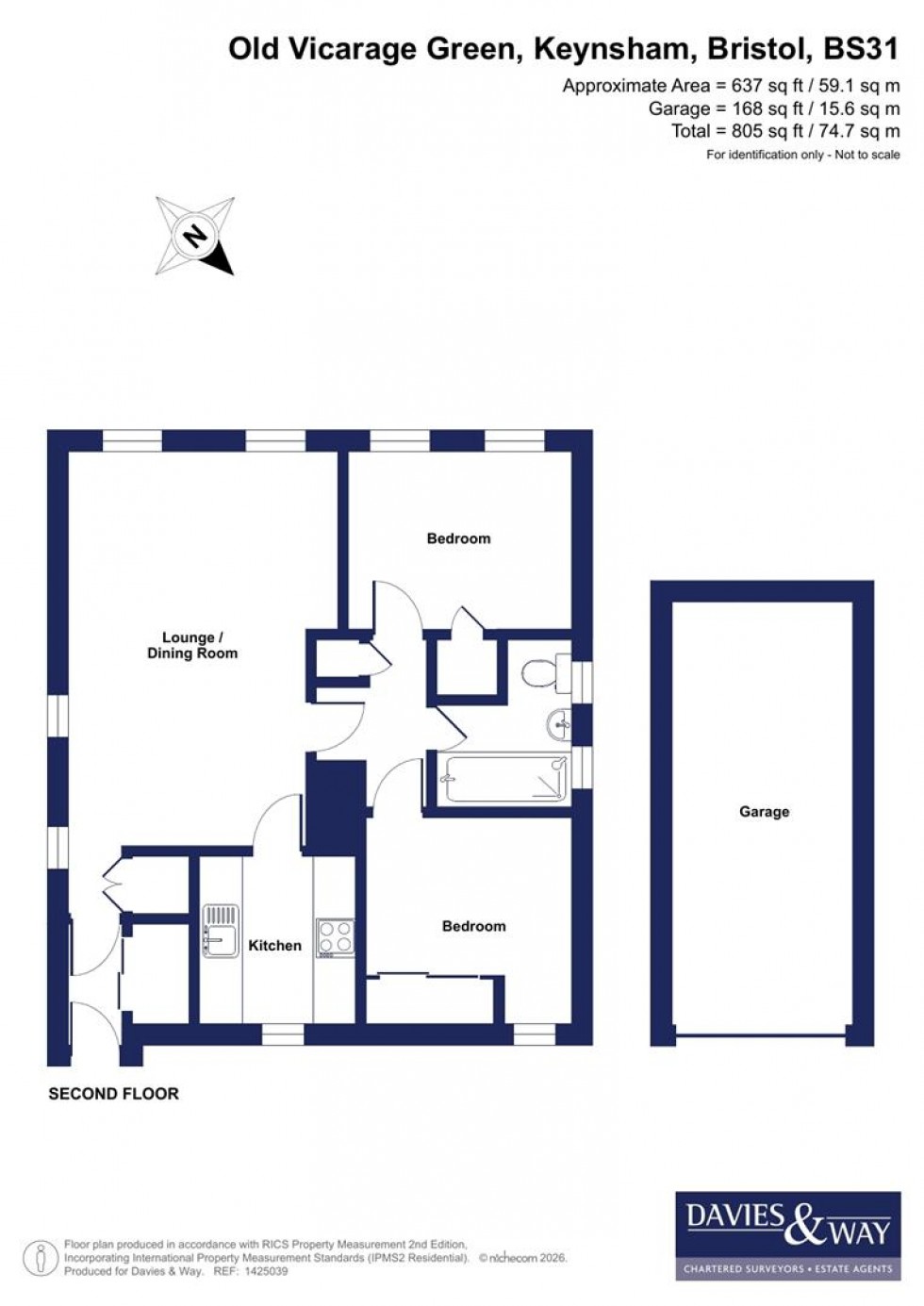 Floorplan for Old Vicarage Green, Keynsham, Bristol