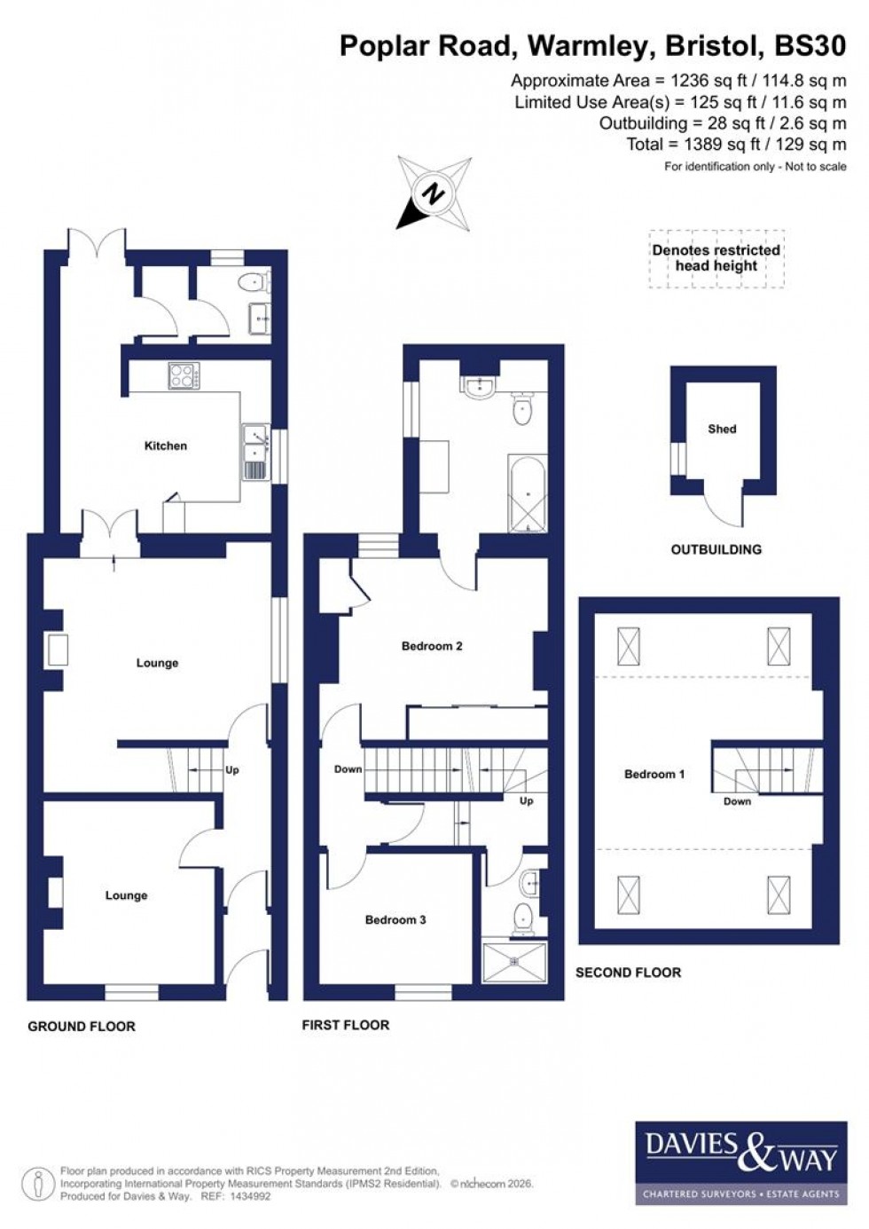 Floorplan for Poplar Road, Warmley, Bristol