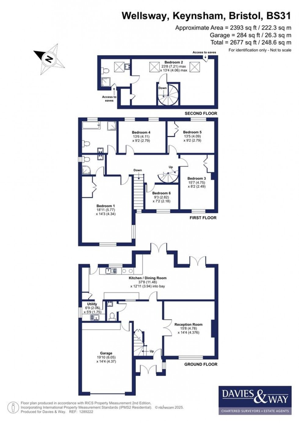 Floorplan for Wellsway, Keynsham, Bristol