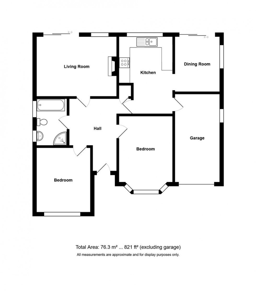 Floorplan for Roundmoor Close, Saltford, Bristol