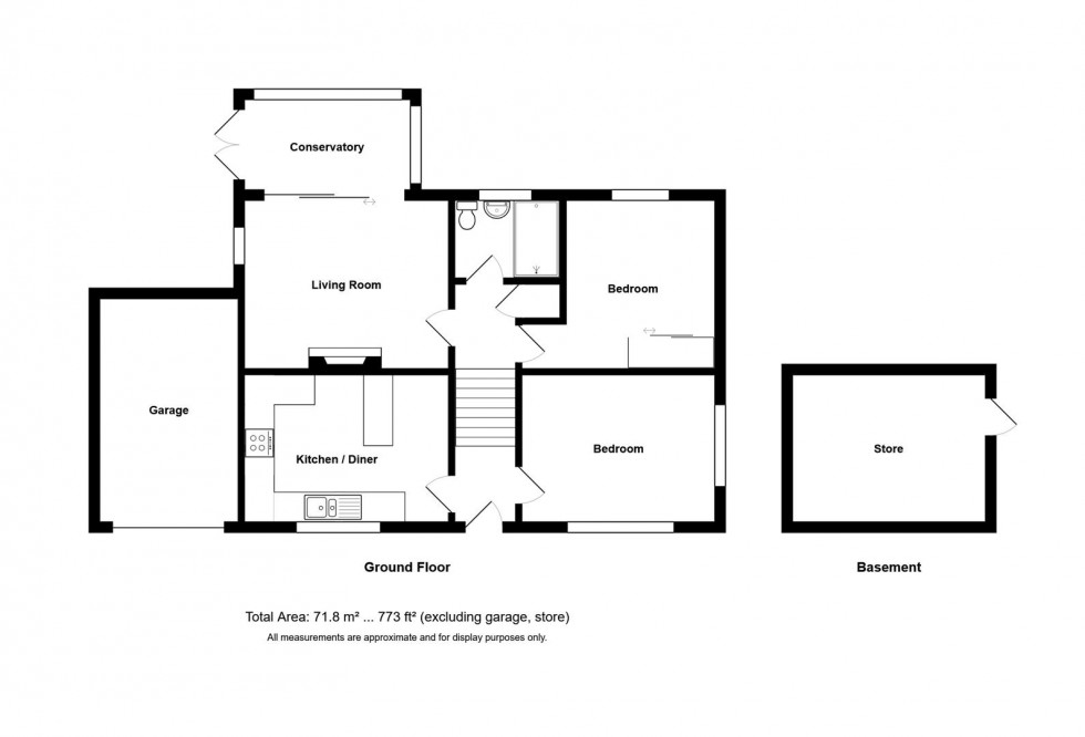 Floorplan for Pines Road, Bitton, Bristol