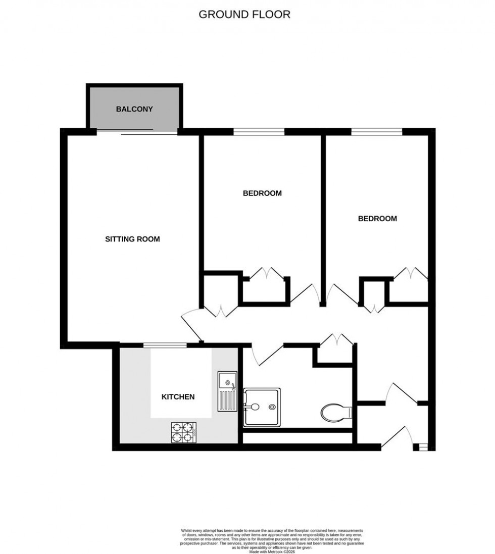 Floorplan for Temple Street, Keynsham, Bristol