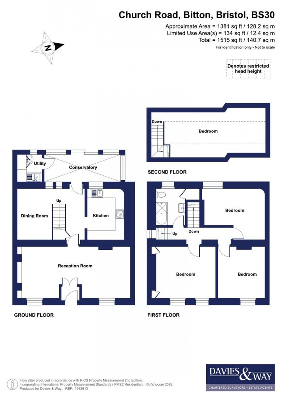 Floorplan for Church Road, Bitton, Bristol