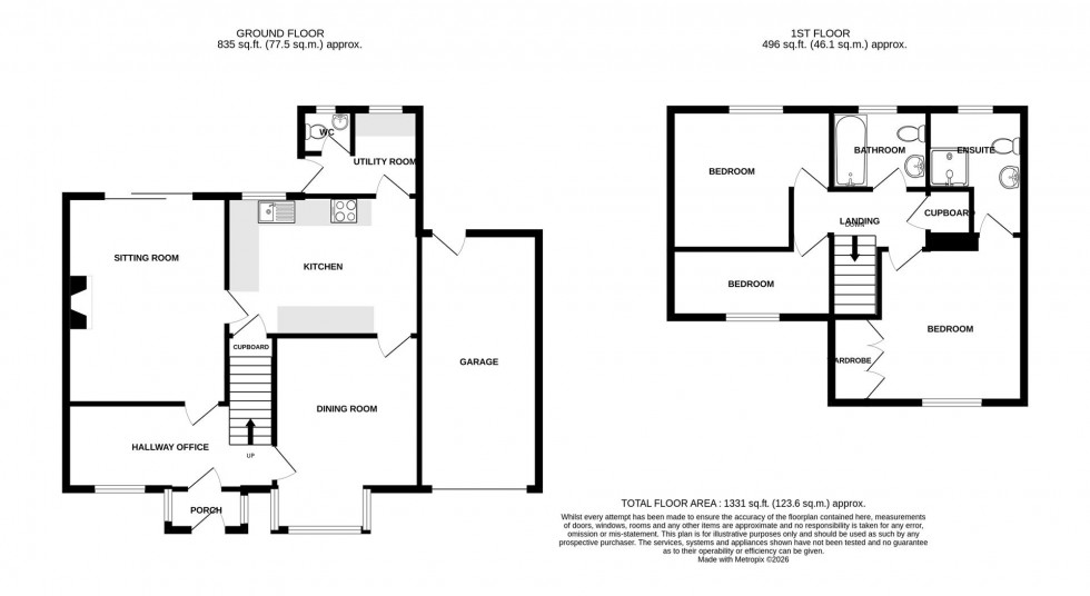 Floorplan for Bath Road, Bitton, Bristol