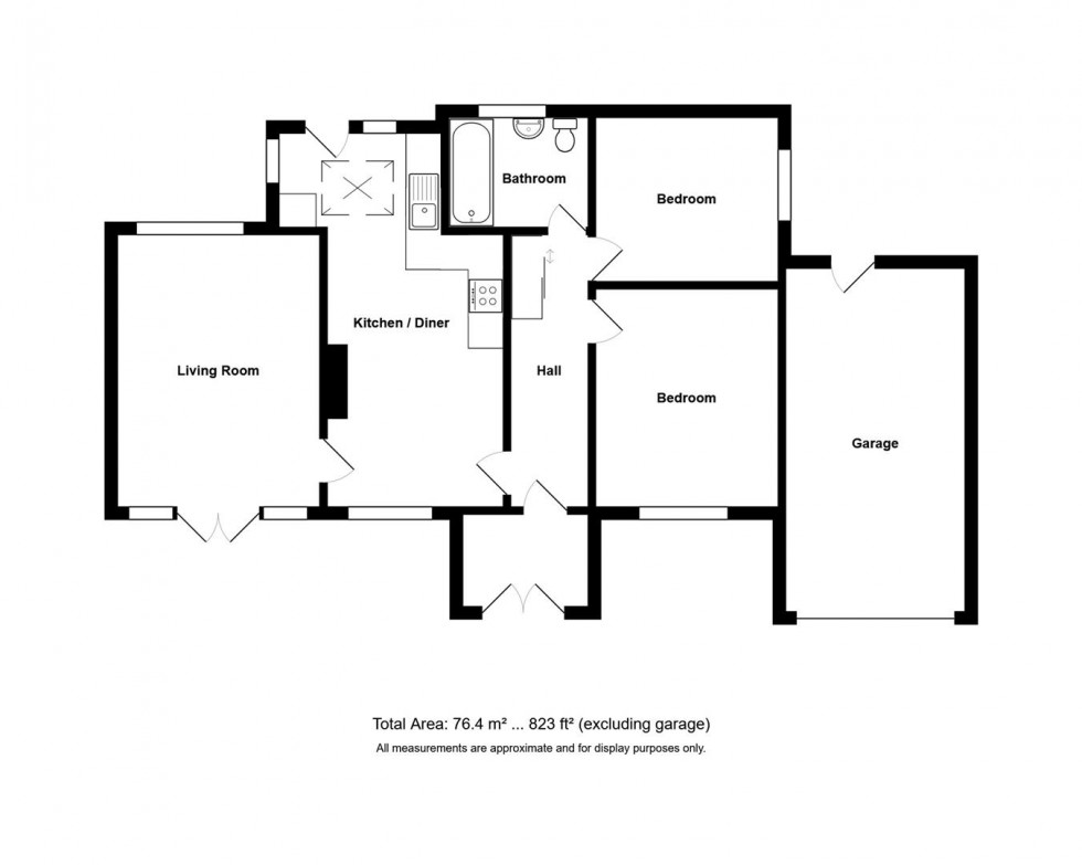 Floorplan for The Glen, Saltford, Bristol