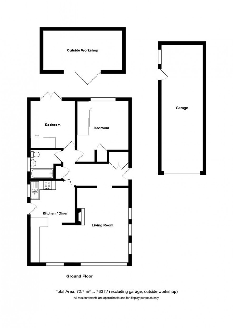 Floorplan for Golf Club Lane, Saltford, Bristol