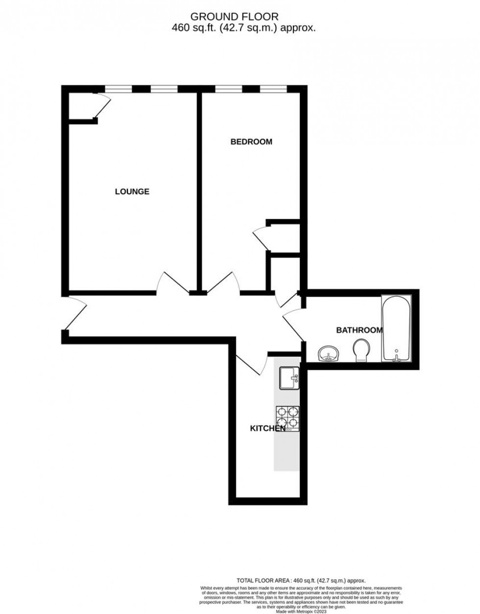 Floorplan for Charlton Road, Keynsham, Bristol