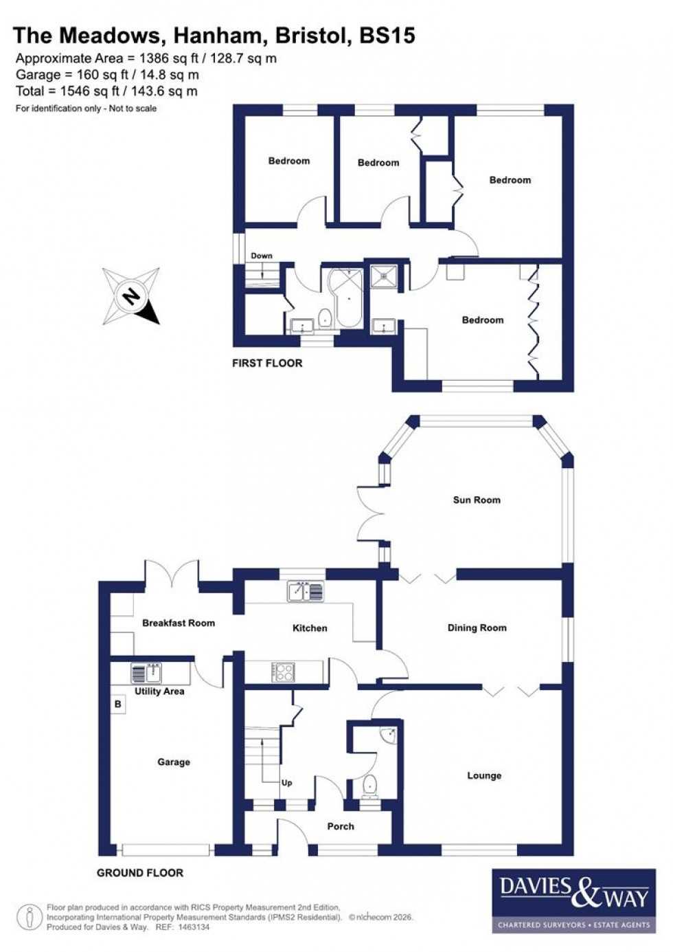 Floorplan for The Meadows, Hanham, Bristol