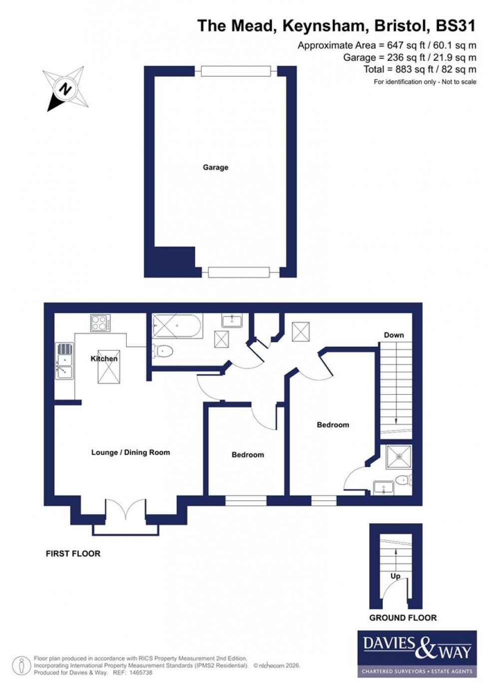 Floorplan for The Mead, Keynsham, Bristol