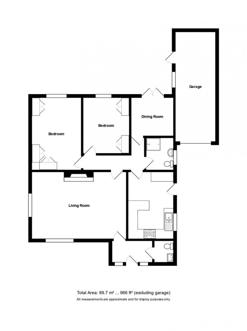 Floorplan for Waveney Road, Keynsham, Bristol