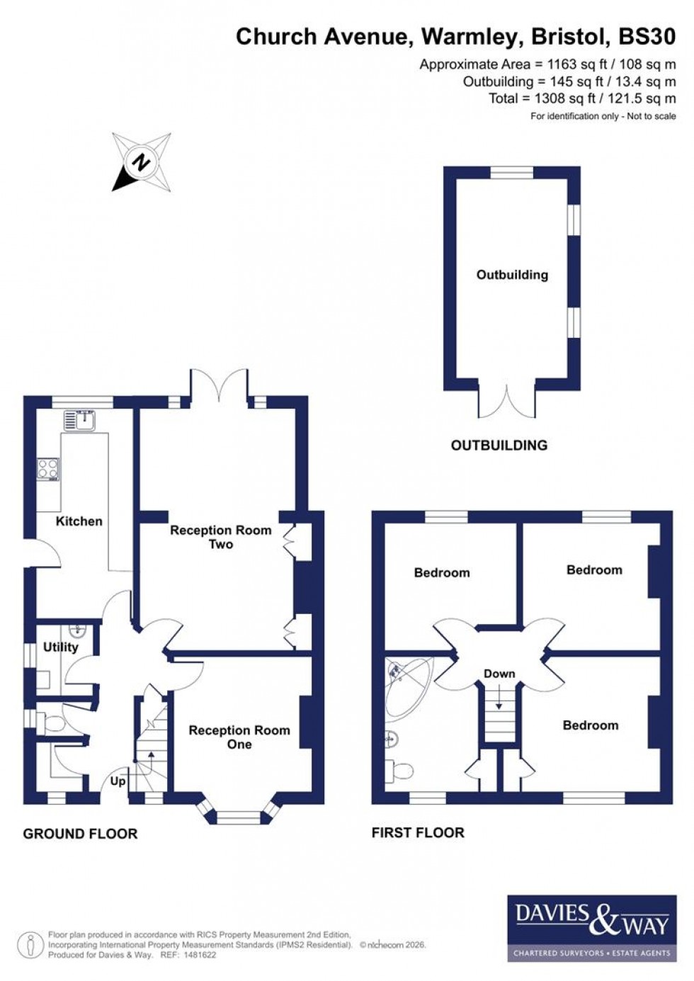 Floorplan for Church Avenue, Warmley, Bristol