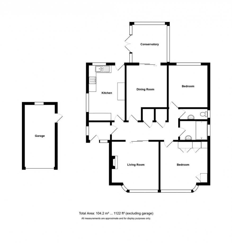 Floorplan for Tyning Road, Saltford, Bristol