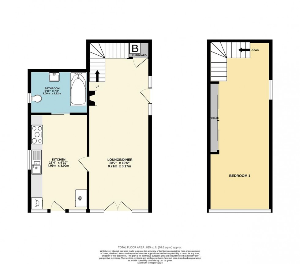 Floorplan for Staunton Lane, Bristol