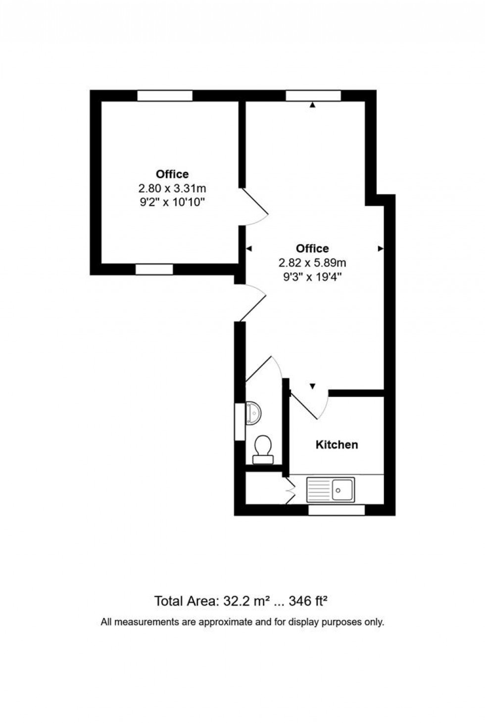 Floorplan for Bath Road, Saltford, Bristol