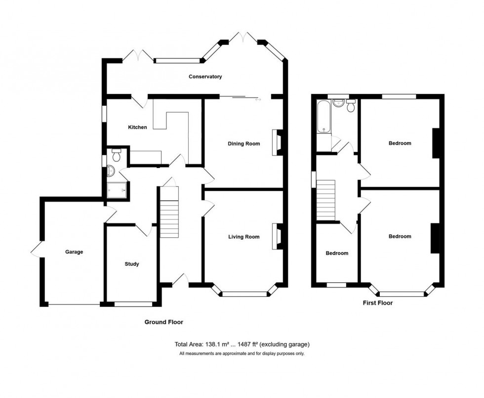 Floorplan for Bradford Road, Combe Down, Bath