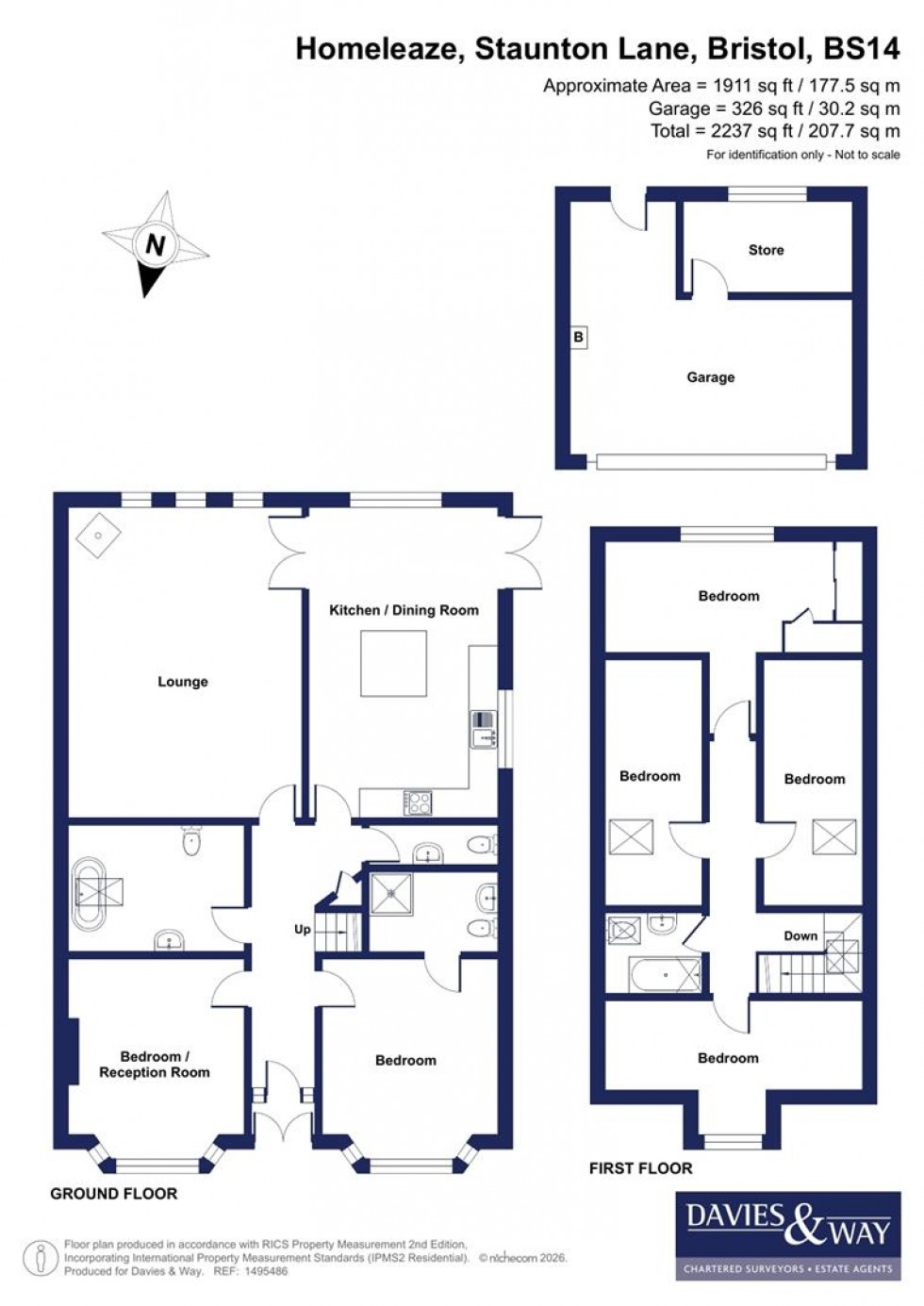 Floorplan for Staunton Lane, Whitchurch, Bristol