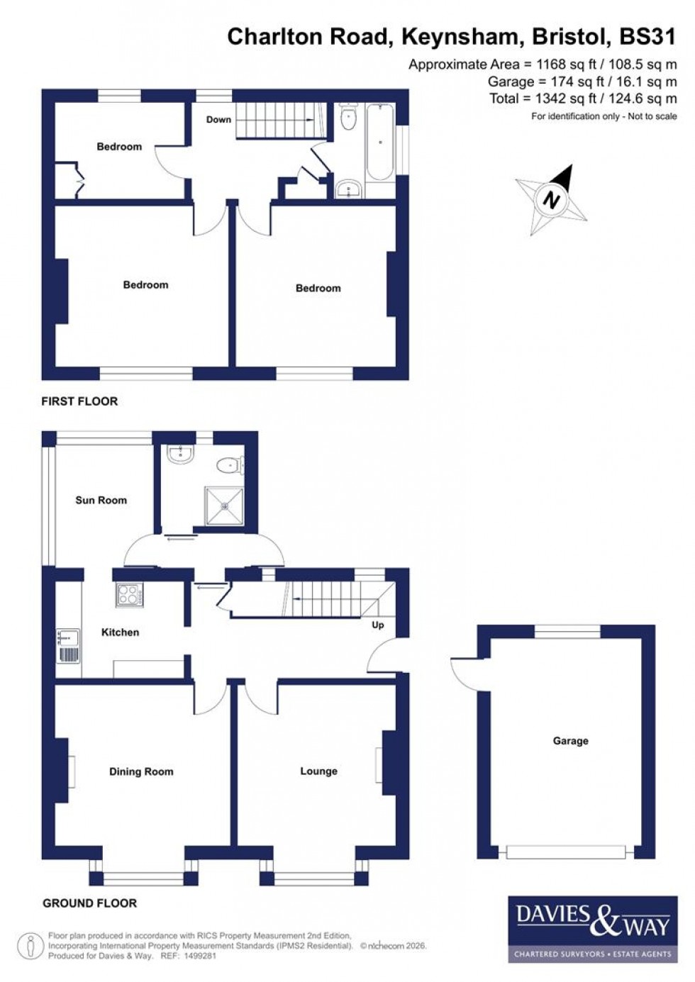 Floorplan for Charlton Road, Keynsham, Bristol
