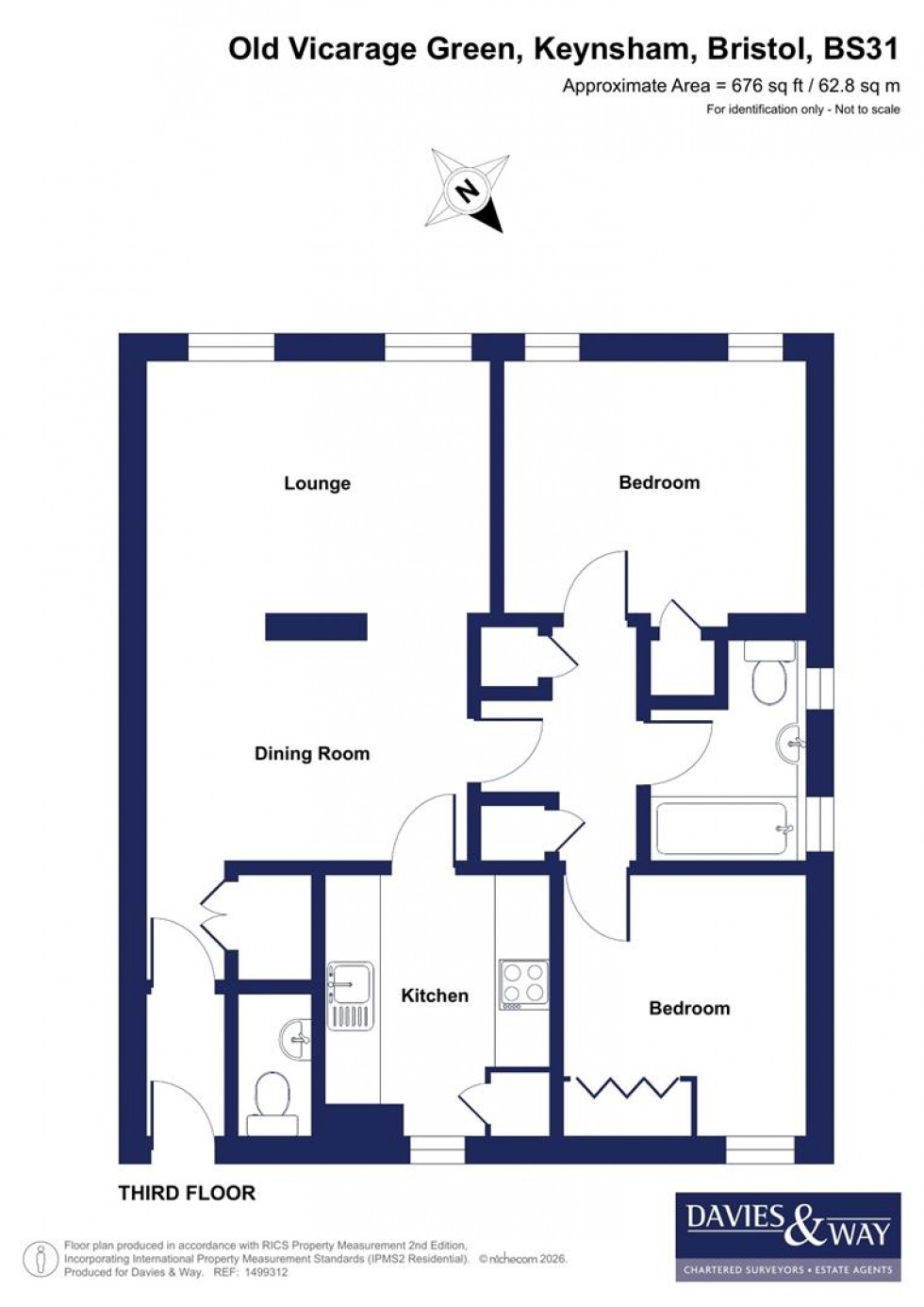 Floorplan for Old Vicarage Green, Keynsham, Bristol